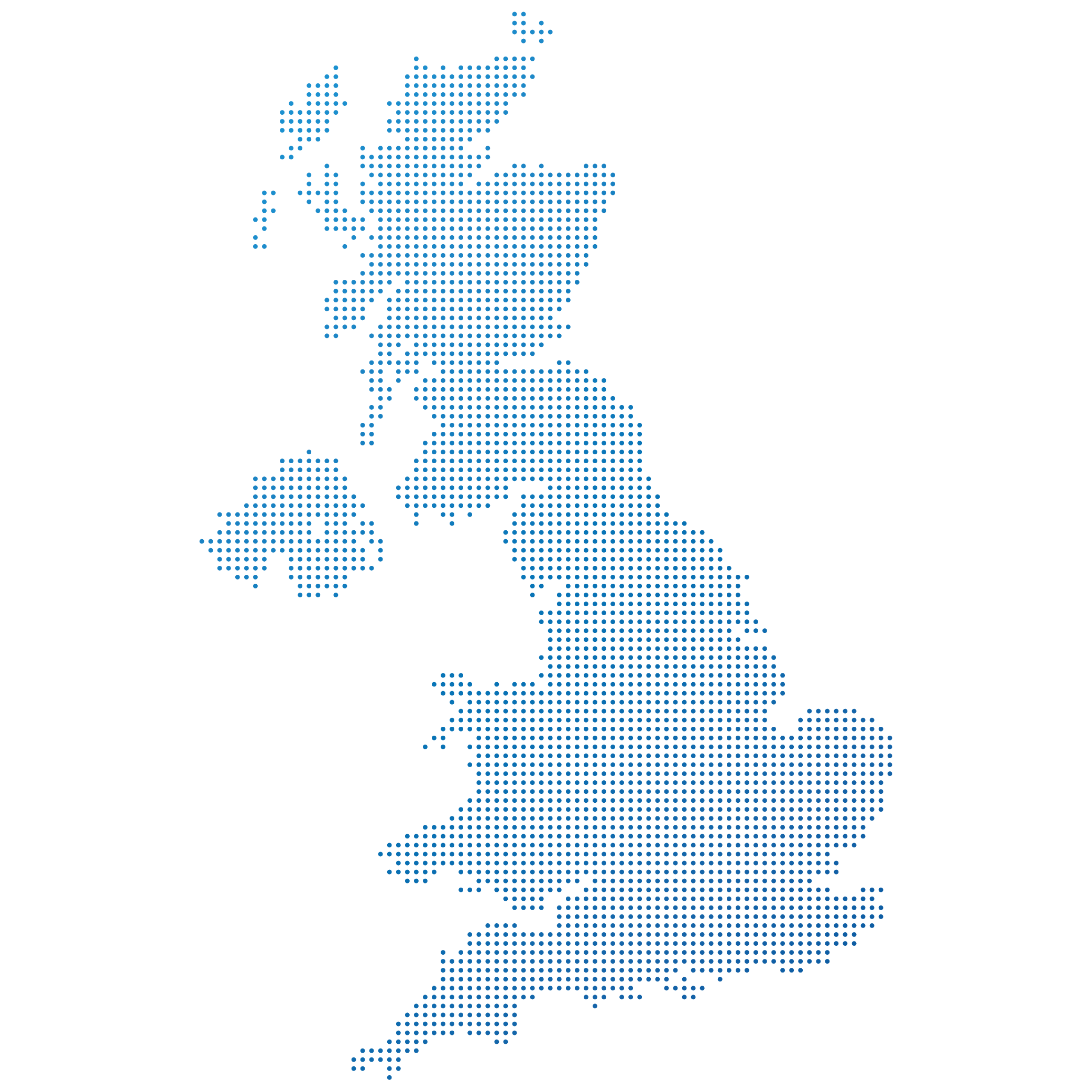 Workflo Solutions service coverage map across Scotland and the UK